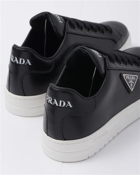 Black Downtown Leather Sneakers 